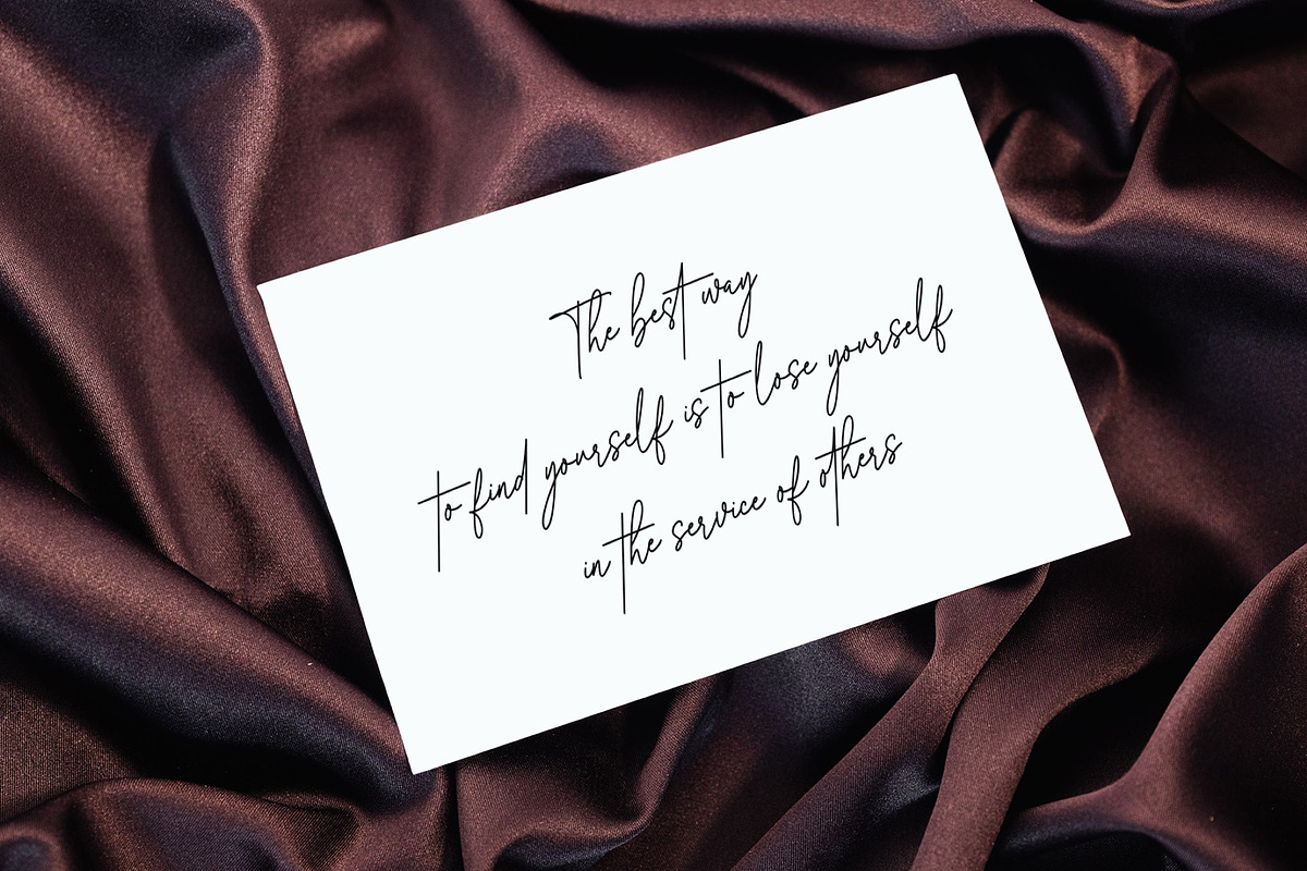 Rosalinda Signature Font, a Script Font by MJB Letters (Photo 7 of 10)