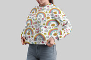 Boho Rainbow Seamless Pattern, a Pattern Graphic by Digital Studio (Thumbnail 5 of 6)