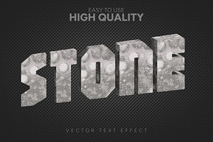Stone Text Effect Design, a Layer Style Add-On by CreativeShaper