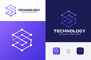 Letter S Technology Logo Business, a Branding & Logo Template by Signatoro (Thumbnail 1 of 3)