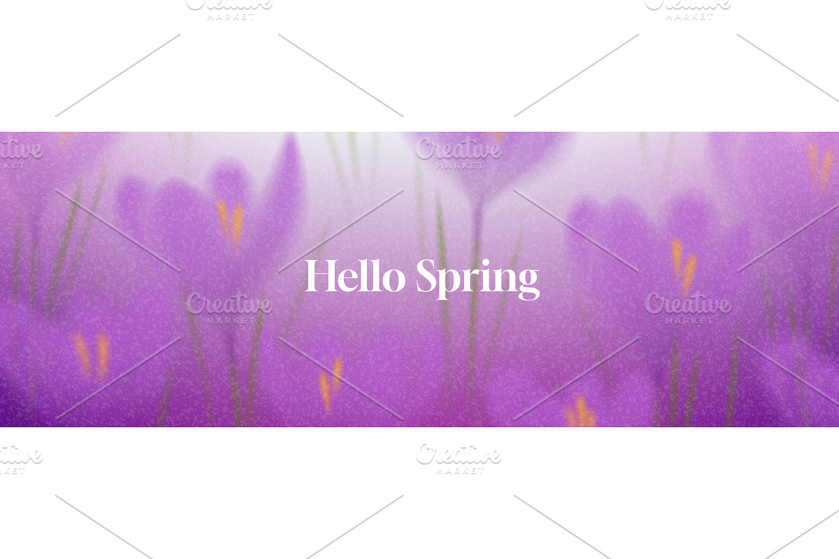 Gentle Spring floral background, an Object Illustration by Andrey Yaroslavtsev