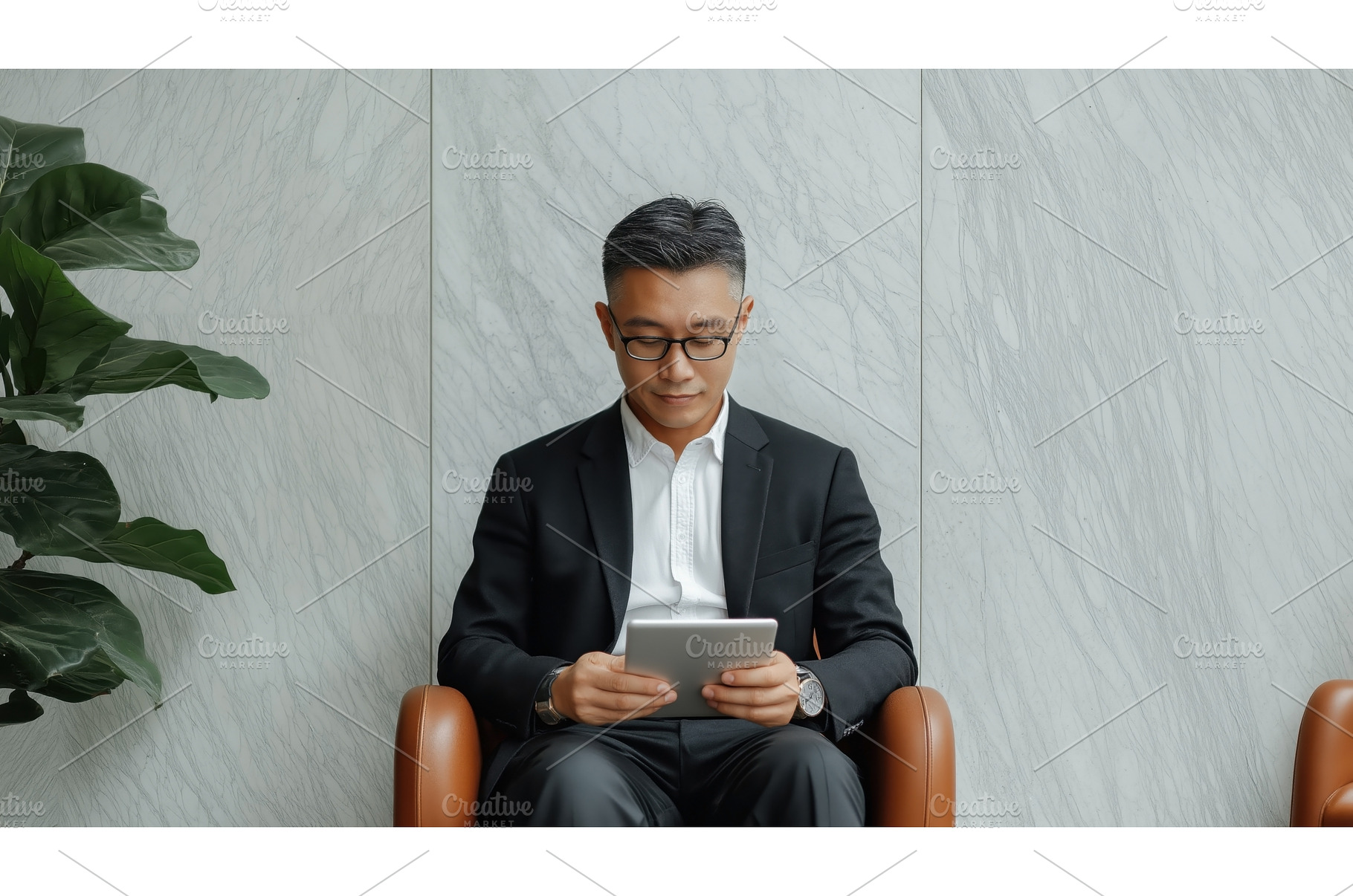 Asian businessman in formal attire, a Person Photo by Sergey Kotenev