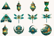 Emerald Celestial Collection, an Illustration by Designworld (Thumbnail 5 of 10)