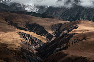Dramatic Mountain Landscape, a Nature Photo by Virgo Studio