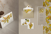 Watercolor Grapes Clipart Set, a Food Illustration by Jeanna Draw (Thumbnail 12 of 12)