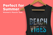 Women's Muscle Tank Mockup, a Shirt Mockup by DesignSupply Co. (Thumbnail 2 of 6)