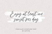 Fadhillah Signature, a Script Font by Gatype (Thumbnail 2 of 7)