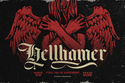 Black Face Typeface, a Blackletter Font by alit design (Thumbnail 2 of 17)