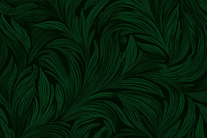 Dark green vintage pattern creating a natural background. Swirli, a Pattern Graphic by Studio ANNA