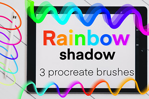 Procreate Rainbow Shadow Brush Set