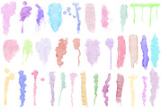 200 Watercolor Swatches Clipart, PNG, a Texture Graphic by Chipshpow Graphics (Thumbnail 5 of 7)