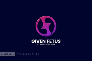 Given Fetus Gradient Colorful Logo, a Branding & Logo Template by ivan_artnivora