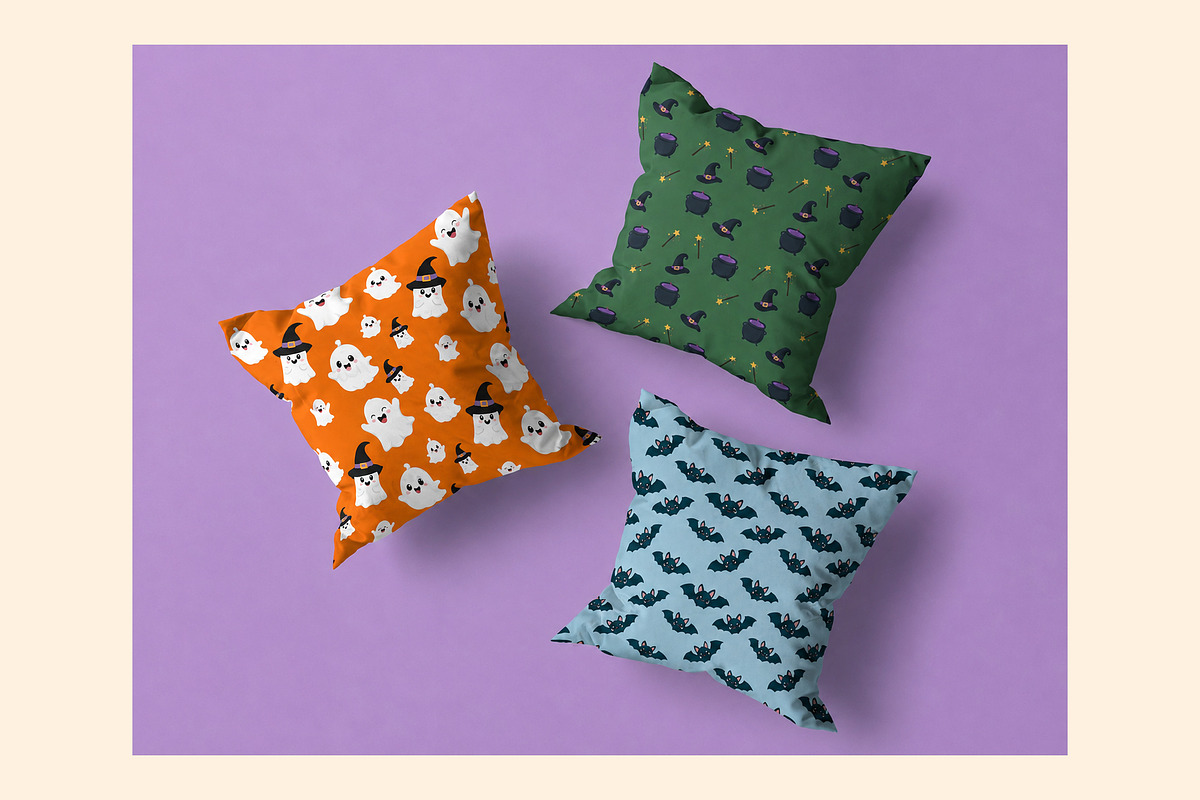 Cute Halloween Clipart Bundle, a Pattern Graphic by OREHOVKA (Photo 4 of 4)