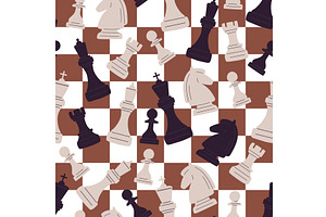 Chessboard with black and white, a Texture Illustration by Vectorbuum