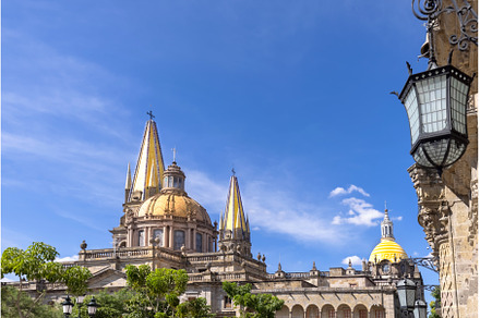 Mexico, Guadalajara Cathedral, an Architecture Photo by Web Engine Design