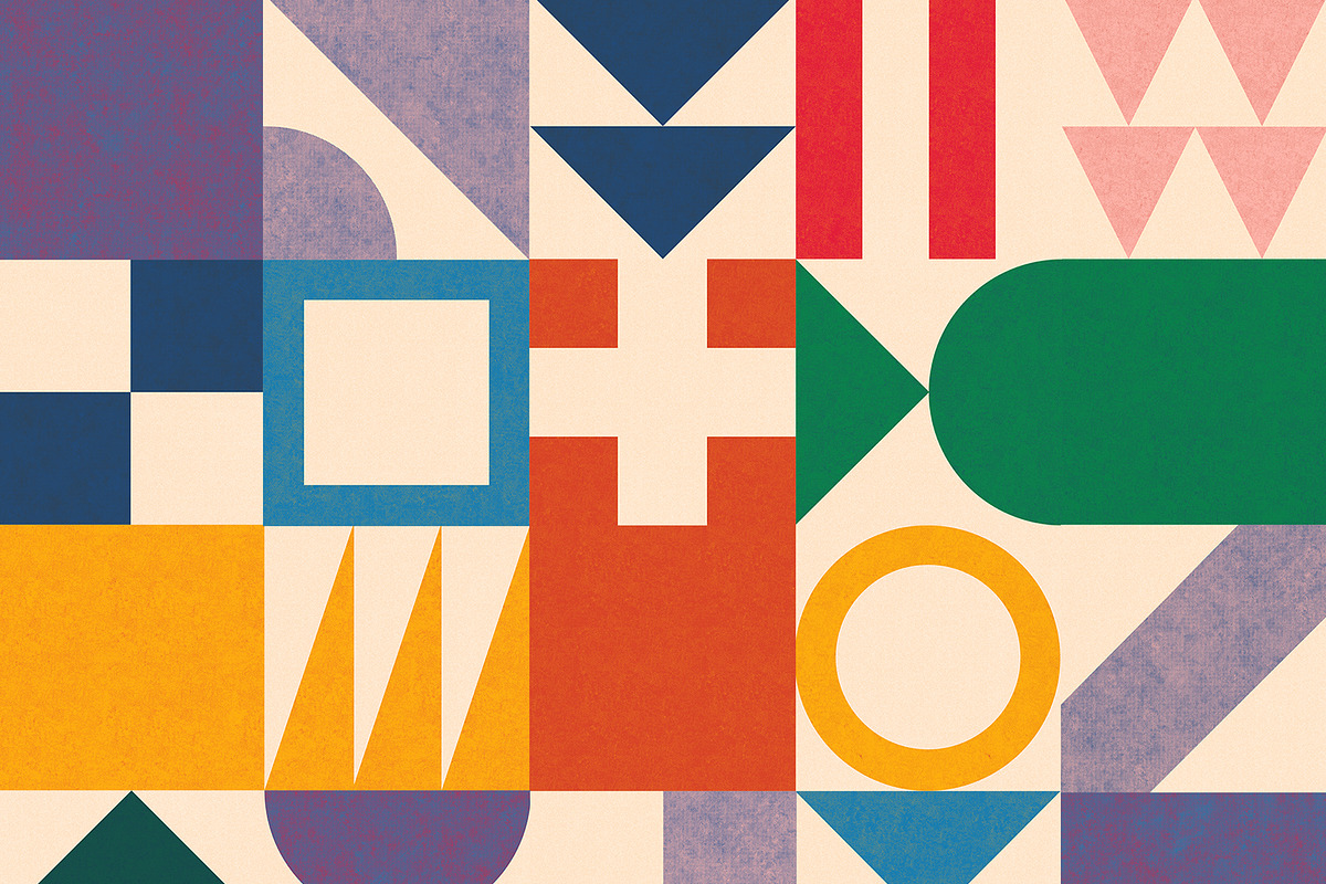 MOD Abstract Poster, a Texture Graphic by nkate.co
