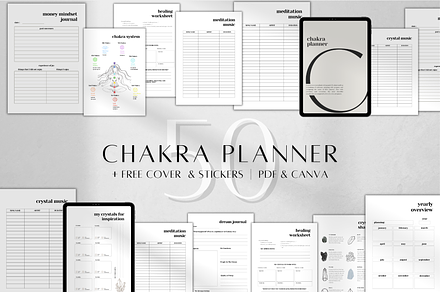Digital Chakra & Spirituality Plan, a Stationery Template by BRANDcontent