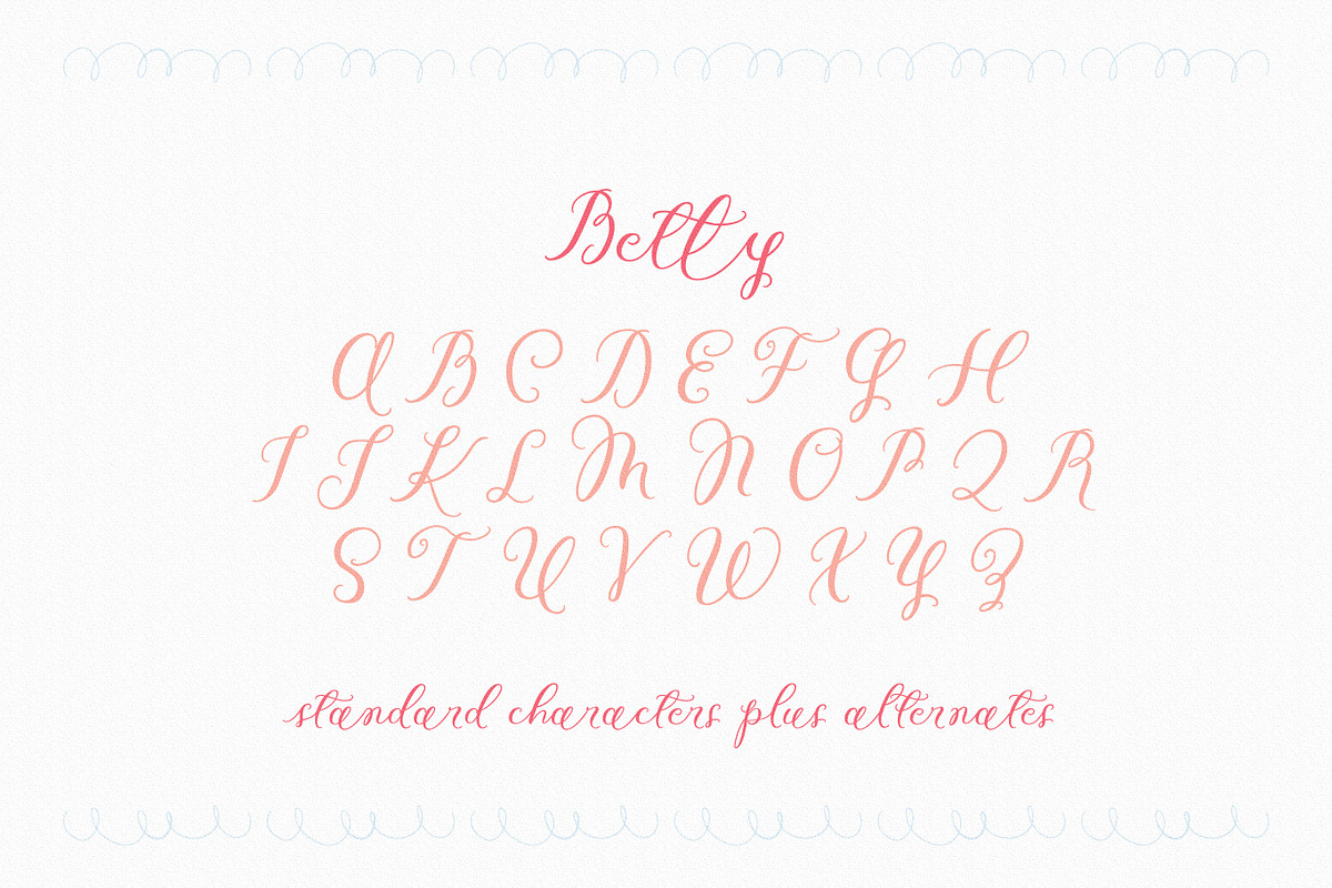Betty Script, a Font by Design by Laney (Photo 2 of 17)