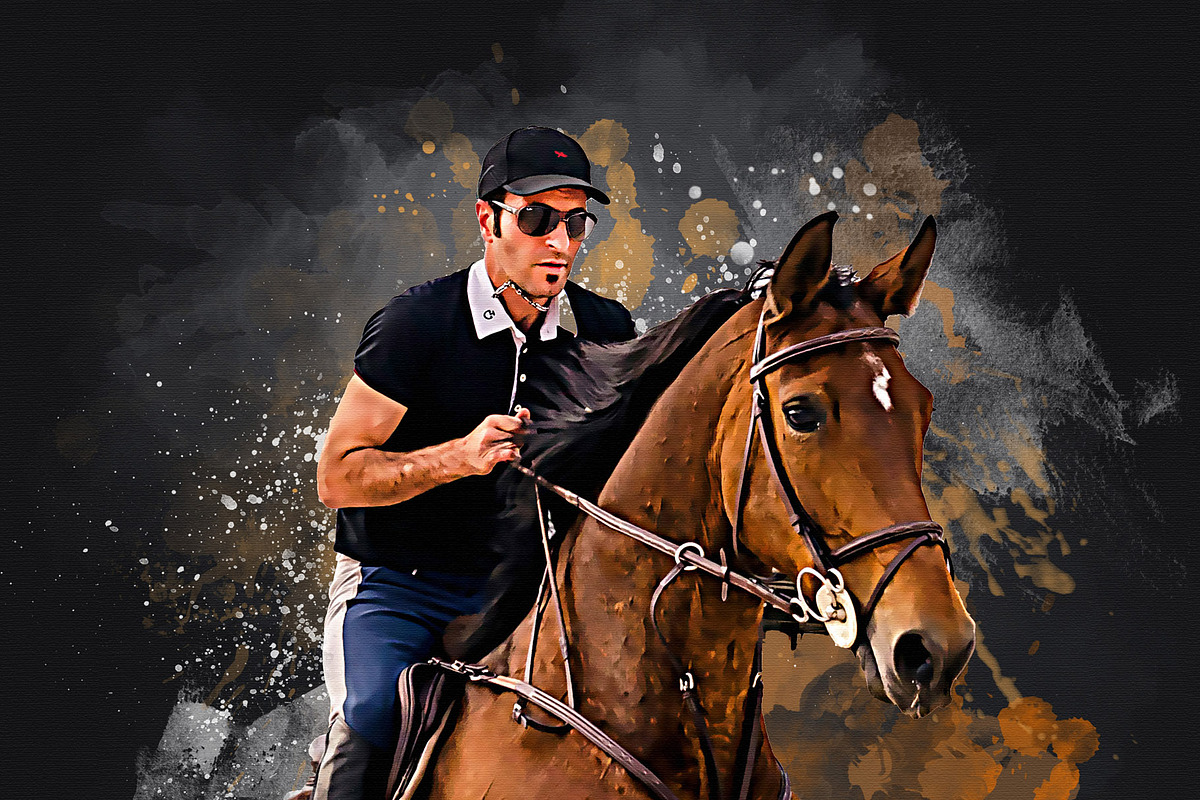 Watercolor Manipulation Horse Effect, an Action Add-On by MRI STUDIO (Photo 12 of 14)