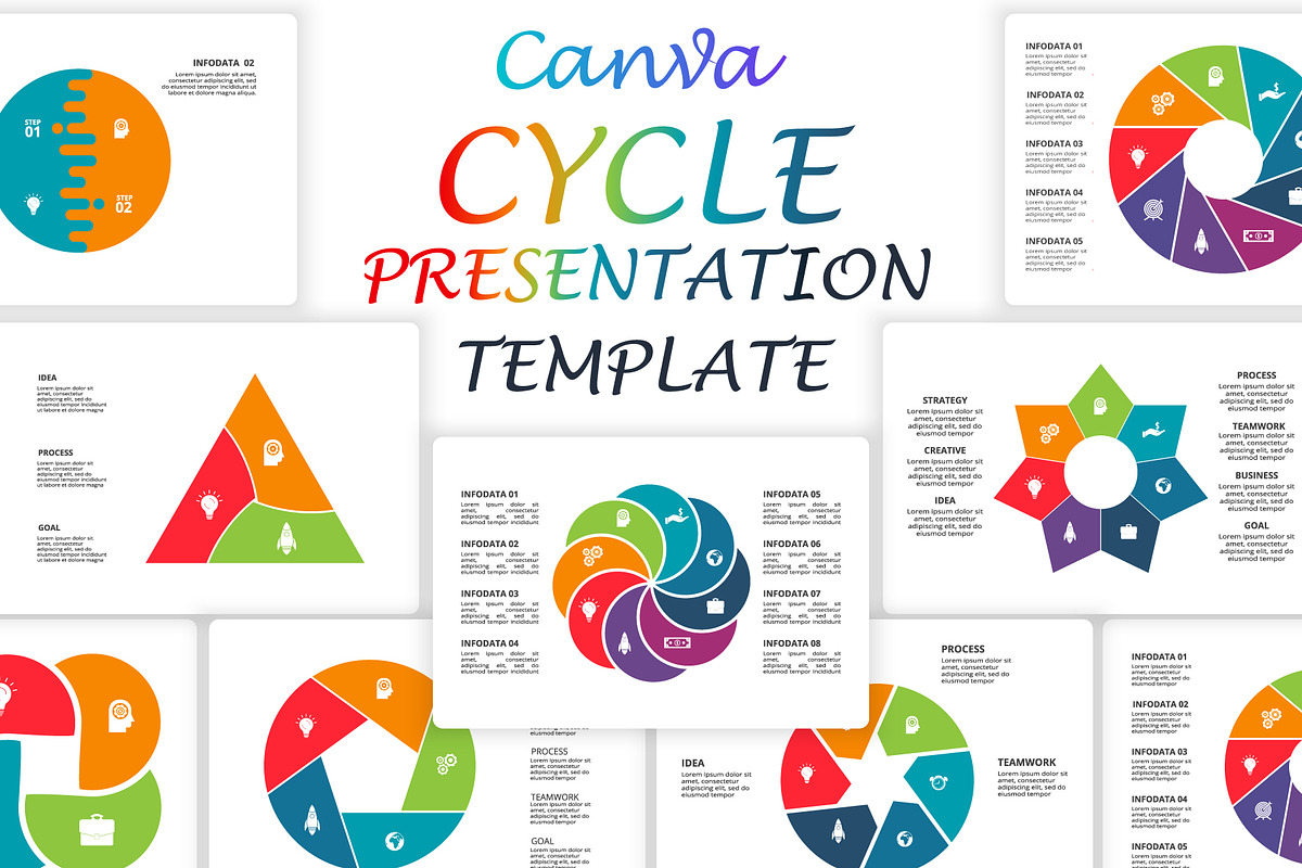 Mega Set Canva Presentation Template, a Presentation Template by Infographics project (Photo 9 of 30)