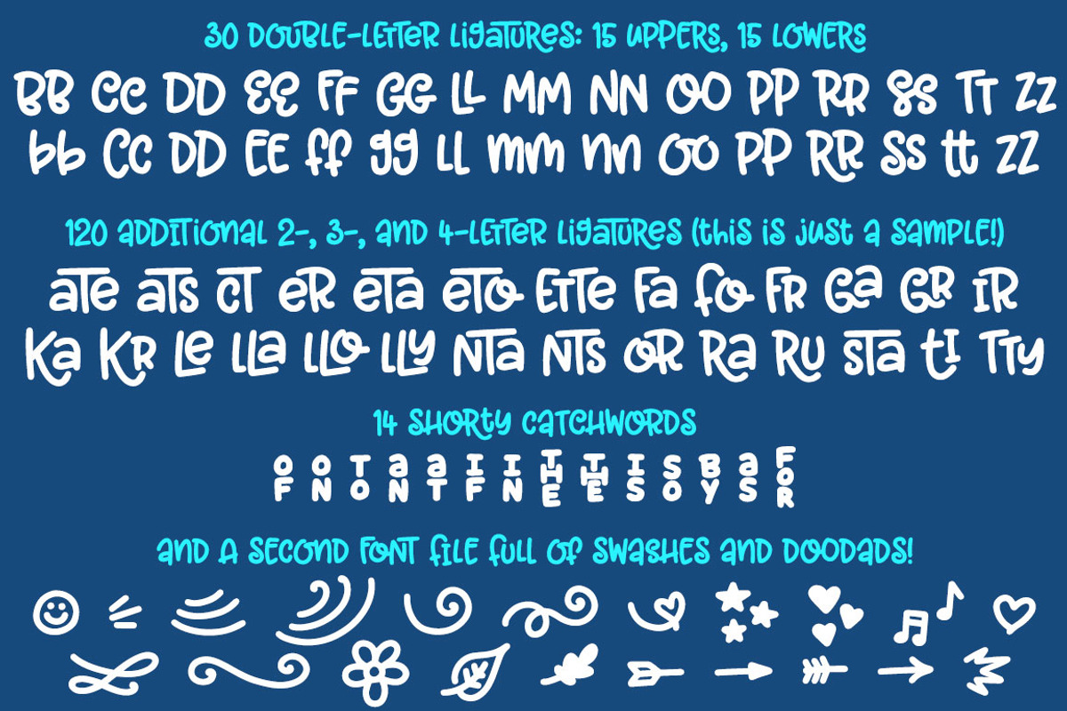 Garlic Butter: a tasty fun font!, a Font by Missy Meyer (Photo 9 of 9)