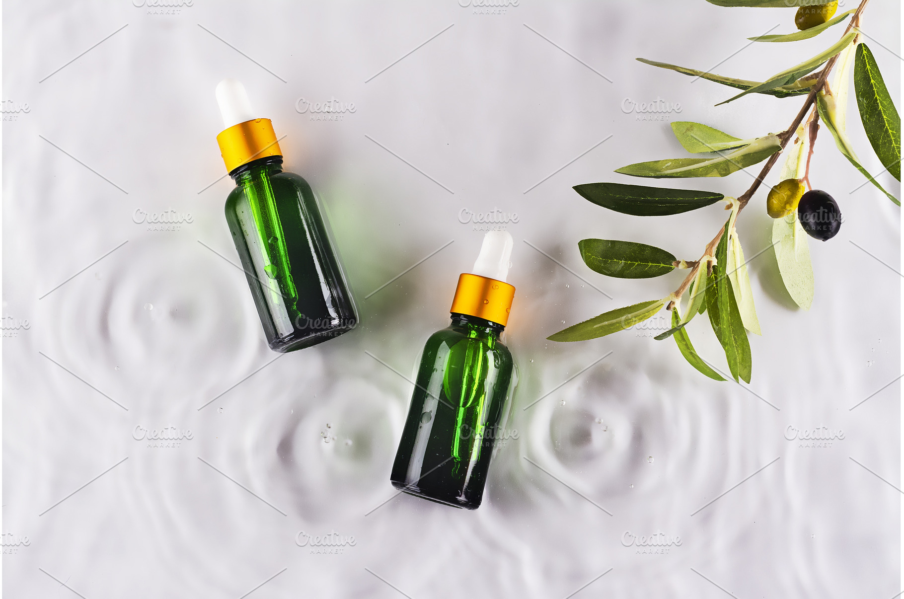 Colorful bottle serum, a Beauty & Fashion Photo by Ekaterina_Markelova