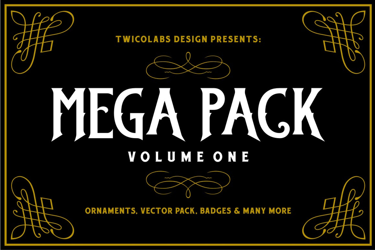 Twicolabs Mega Pack 1, an Object Graphic by Twicolabs Fontdation (Photo 1 of 5)