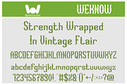 Vintage Boldness font, a Font by weknow (Thumbnail 4 of 8)