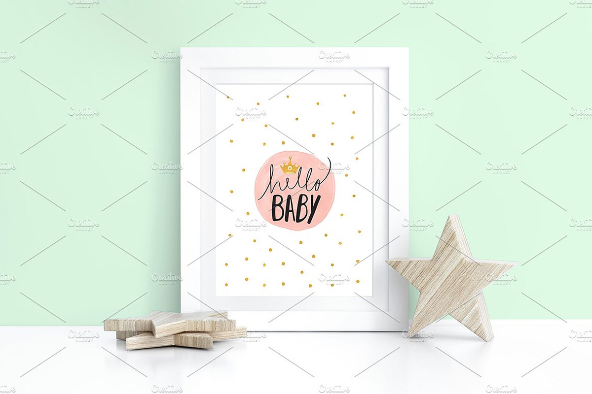 Kids Room Wall/Frame Star MockUp, a Product Mockup by Milan Mockup (Photo 7 of 8)