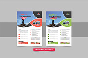 Travel flyer or travel poster bundle, a Flyer Template by Pavel_design (Thumbnail 3 of 11)