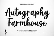 Autography Farmhouse, a Script Font by Rotterlab Studio (Thumbnail 1 of 7)