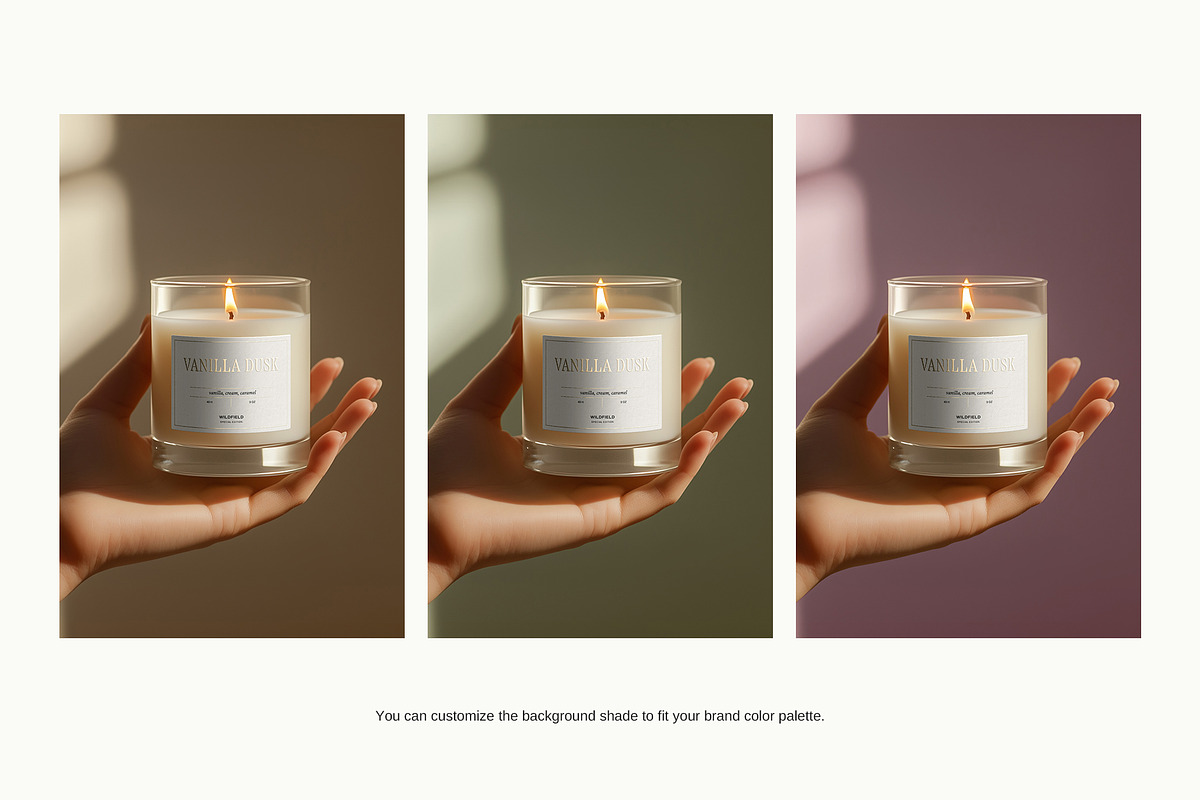 Transparent Candle Mockup Bundle, a Packaging Mockup by Wildfield Studio (Photo 8 of 17)