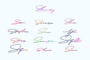 Sheanday Signature Script