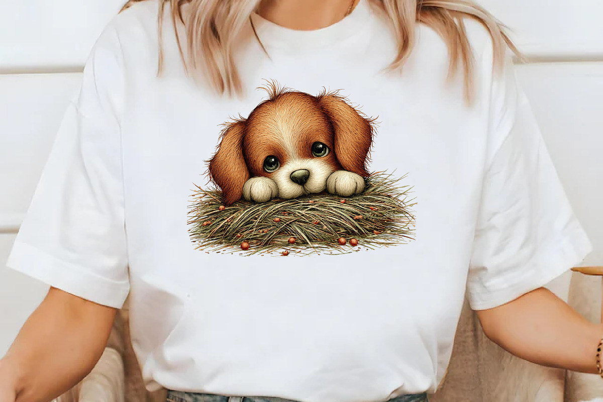 Whimsical Autumn Dog Clipart, a Seasonal Illustration by Designworld (Photo 7 of 10)