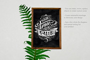 Retro Chalkboard and Fern creator, a Product Mockup by Letter Elfa Studio (Thumbnail 2 of 7)