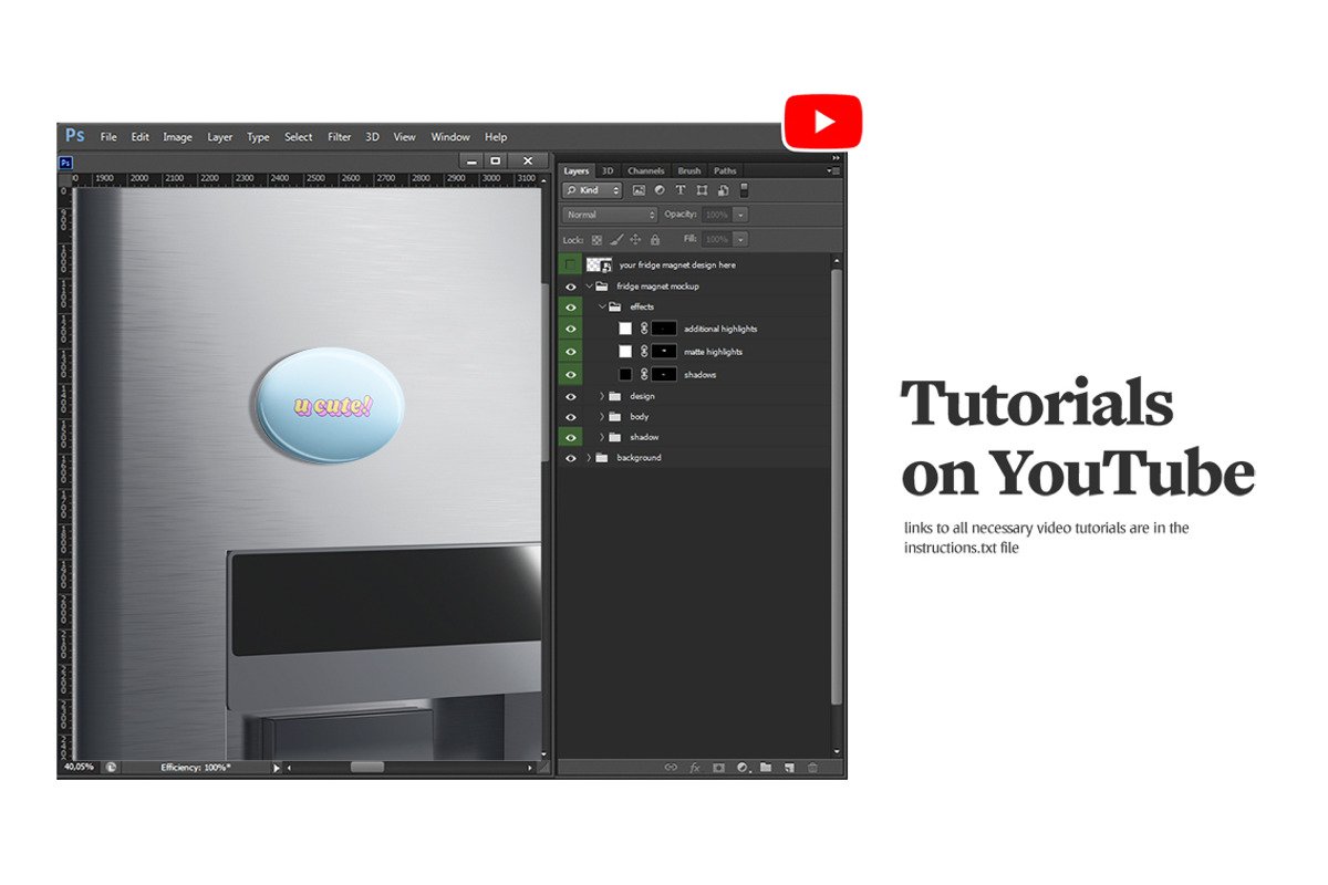 Fridge Magnet Mockups, a Product Mockup by rebrandy (Photo 10 of 11)