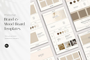 Brand & Mood Board Templates Set, a Presentation Template by Yuli Studio (Thumbnail 1 of 8)