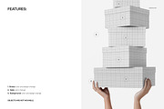 Boxes Stack in Hands Mockup, a Packaging Mockup by creatsy5 (Thumbnail 3 of 5)