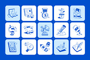 Animated School Doodles Icon, an Outline Icon by Vectors Market (Thumbnail 4 of 5)
