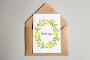 Lovely Lemons. Watercolor collection, a Decorative Illustration by Maria's little shop (Thumbnail 10 of 10)