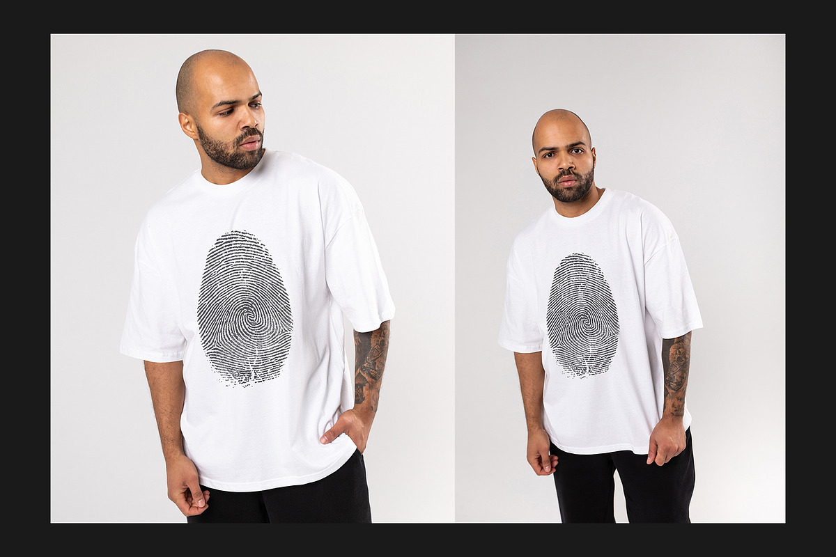 T-Shirt Mock-Up Set, a Shirt Mockup by Freeman Studio (Photo 14 of 20)