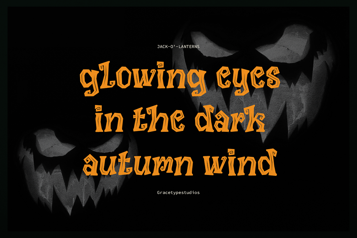 Keramat | Display Horror Font, a Handwritten Font by gracetype_studio (Photo 3 of 12)