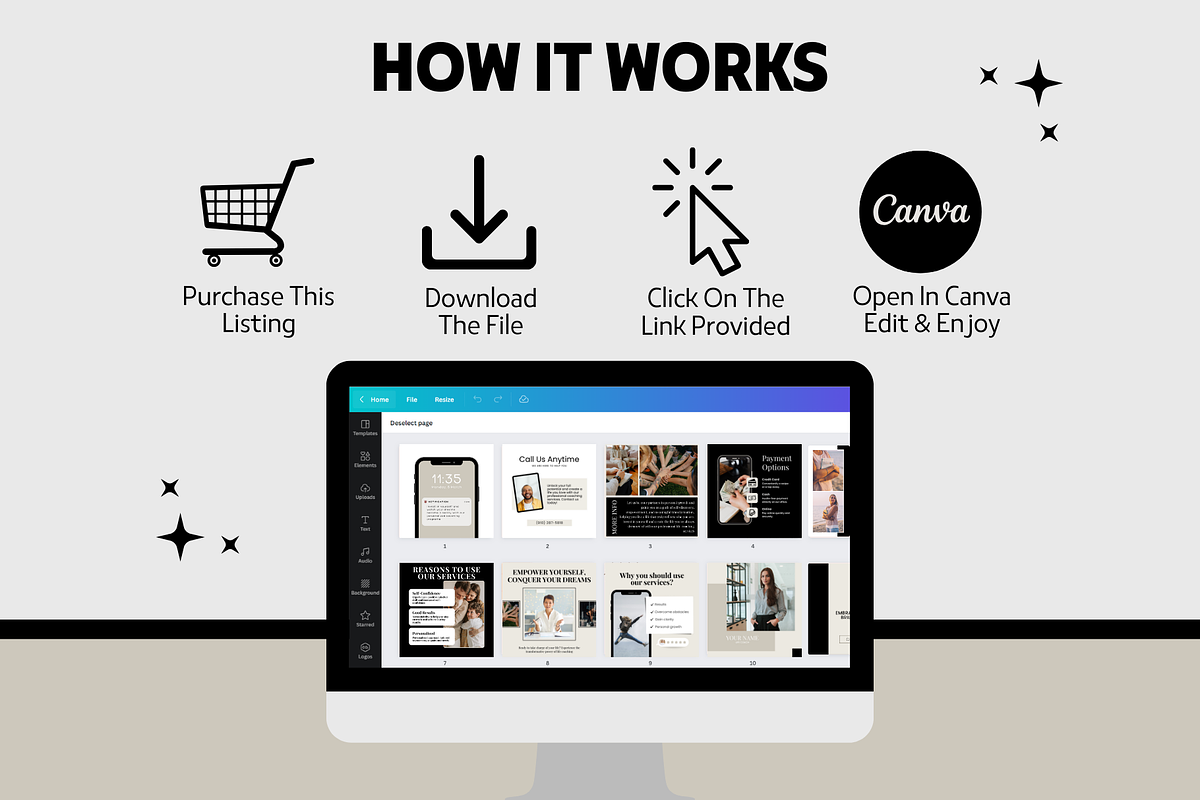 Life Coach Instagram Templates, a Social Media Template by EliteMatidi (Photo 8 of 9)