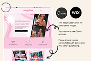 Wix Website Template -Retro Candy, a Wix Template by The Pixel Palace (Thumbnail 2 of 9)