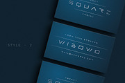 Stylist Blue Business Card Template, a Business Card Template by Ctrl space studio (Thumbnail 3 of 6)