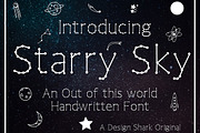 Starry Sky, a Sans Serif Font by crystal.baier (Thumbnail 1 of 3)