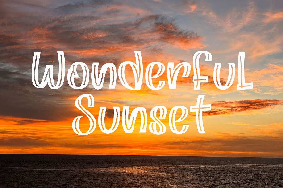 Holizone, a Handwritten Font by Letterafa Studio (Photo 5 of 7)