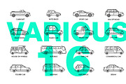 Various cars industry, an Outline Icon by Vladimir Vihrev (Thumbnail 2 of 7)