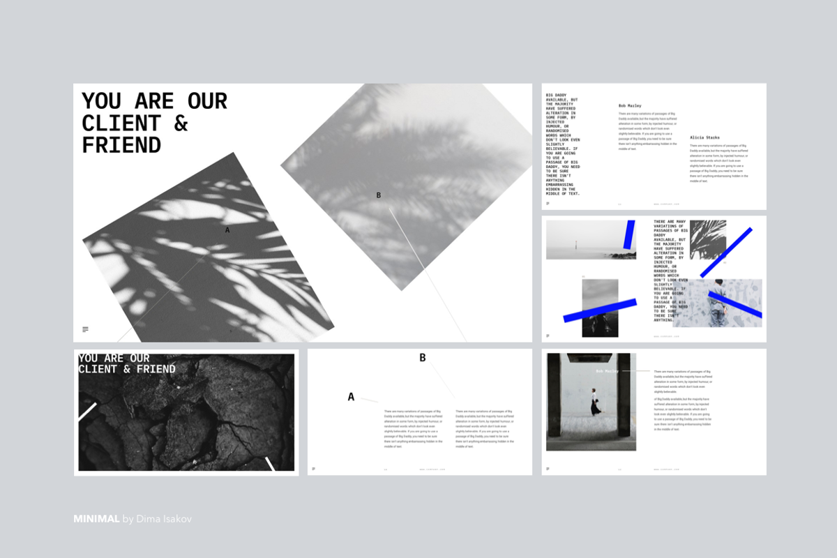 MINIMAL Powerpoint Template, a Presentation Template by Presentations Studio (Photo 3 of 23)