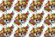 Seamless Pattern Day of the Dead, a Pattern Graphic by Designs by Helen Trupak (Thumbnail 8 of 12)